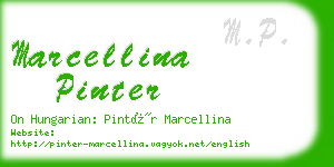 marcellina pinter business card